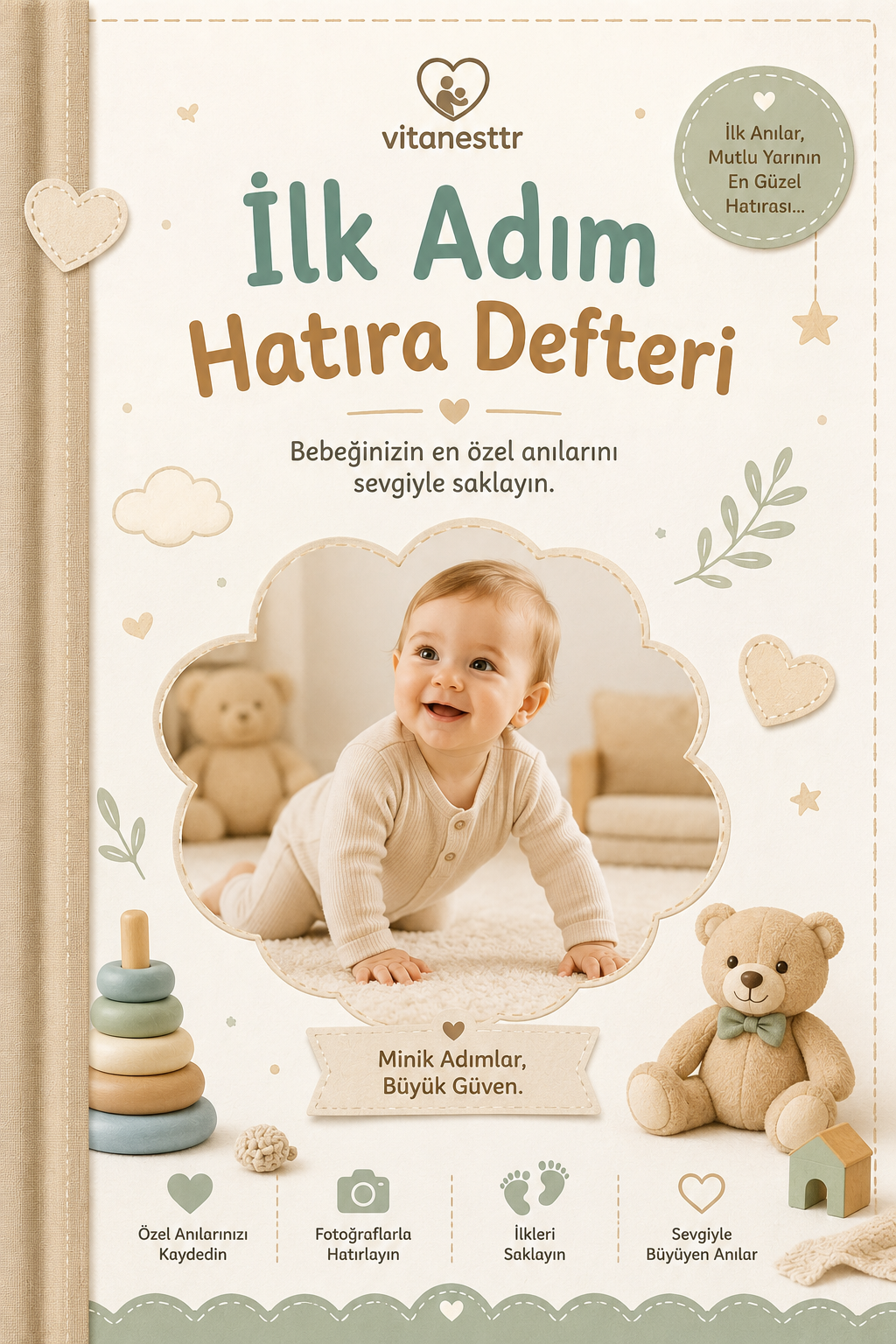 Güvenli İlk Adımlar+ Ev güvenliği kontrol listesi + ilk Adım Hatıra Defteri - E-Kitapları Hediye