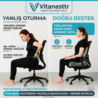 Ortopedik Oturma Yastığı
