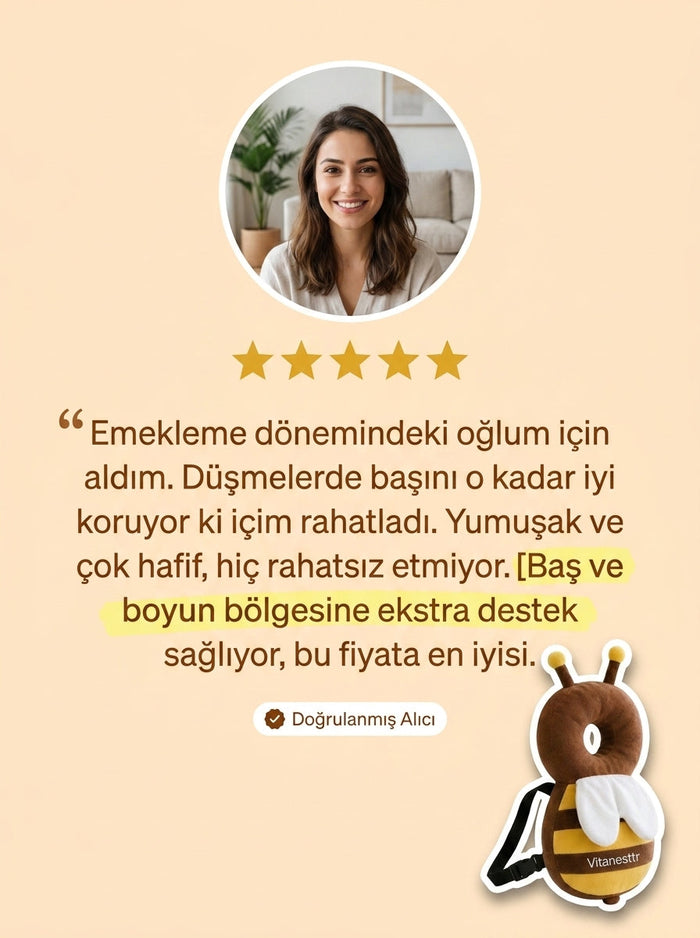 Vitanesttr Bebek Kafa Koruyucu Yastık 4